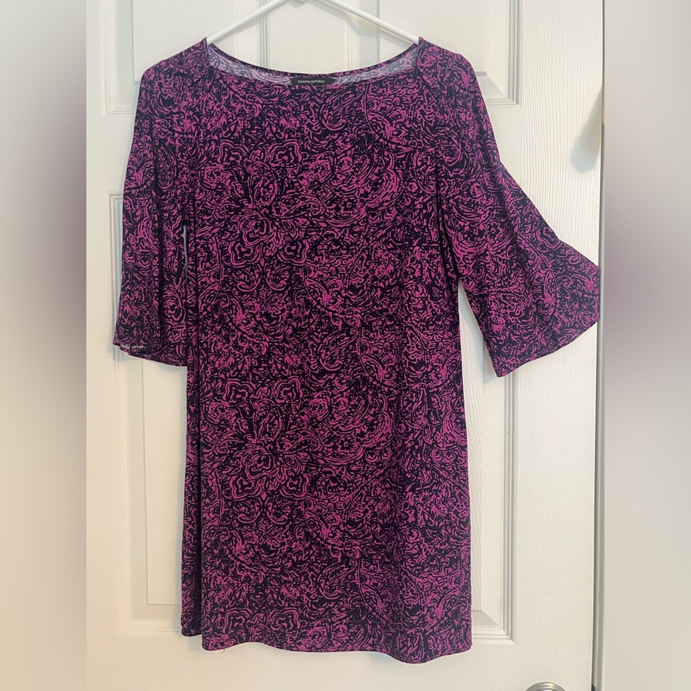 Banana Republic dress with flair sleeves